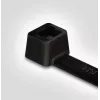 HellermannTyton T18L-HS-BK-C1 kabeļu saite, poliamīds 6.6, melna, 100 mm x 2.5 mm, 100 gab.