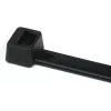HellermannTyton T18L-HS-BK-C1 kabeļu saite, poliamīds 6.6, melna, 100 mm x 2.5 mm, 100 gab.