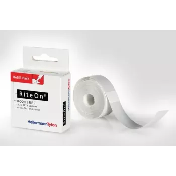 HellermannTyton RiteOn papildinājuma komplekts uzlīmes baltas 100 uz lapas (550-71401)