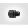 HellermannTyton HG25-S-M25 PA66 BK 10 taisnais savienotājs, M25 vītne, 25 mm gofrētajai caurulei, melns