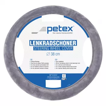 Petex Design 1108 stūres apvalks, sudraba, 36-38 cm