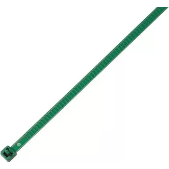HellermannTyton LR55 atbrīvojamā kabeļu saite 195 x 4,7 mm zaļa, 25 gab.