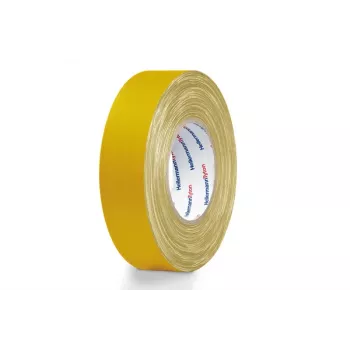 Hellermann Tyton HTAPE-TEX-19x50 dzeltena tekstila līmlente 19 mm x 50 m 712-00502