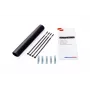 HellermannTyton 380-04004 TF21 termiski saraušanās caurule, 2:1, 4,0 mm, melna, 10 m