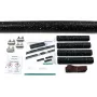 HellermannTyton LVK-C-5x1.5-16 termiski saraukošā caurule, melna, poliolefīns, 4:1, 48mm/12mm, 450mm 380-04014
