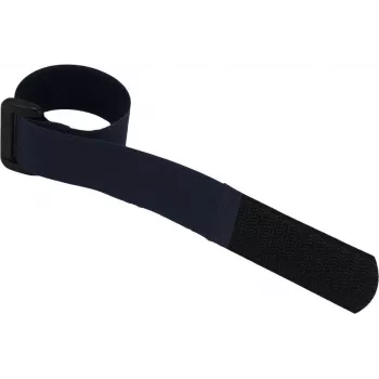 ACCESSORY BS-1 atkārtoti lietojams kabeļu savilcējs ar āķu un cilpu stiprinājumu 25x300mm, melns, 10 gab.