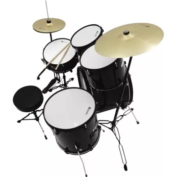 DIMAVERY DS-200 bungu komplekts, melns 26001360