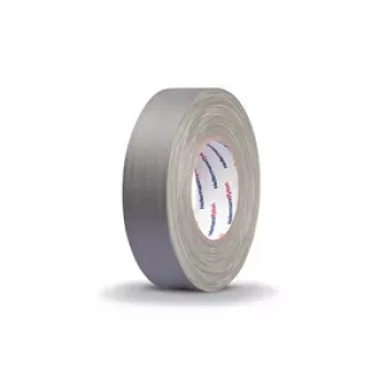 Hellermann Tyton HTAPE-TEX-19x50 pelēka kokvilnas auduma līmlente 19 mm x 50 m 712-00506