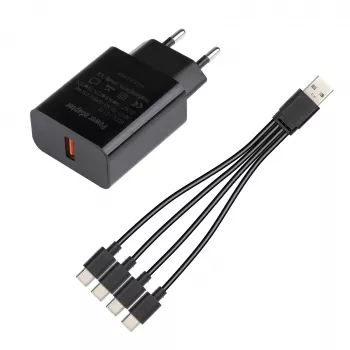 Midland Albrecht 4 ierīču USB uzlādes kabelis Albrecht Multicom 2 (29935)
