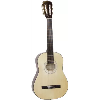 Dimavery AC-303 klasiskā ģitāra 1/2 izmērs, dabīgs, okoume kakls, basswood tops, 535 mm mēroga garums