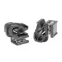HellermannTyton EdgeClip EC1-3SV-DHC6-7 kabeļu saišu stiprinājums, melns, 100 gab. 151-04455
