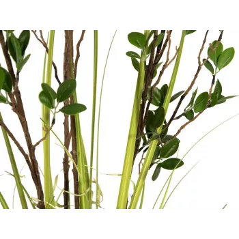 EUROPALMS mūžzaļš krūms ar zāli, mākslīgais augs, 120 cm 82600183