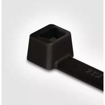 HellermannTyton T18I kabeļu saite 140x2,5mm melna (100 gab.) 111-02360