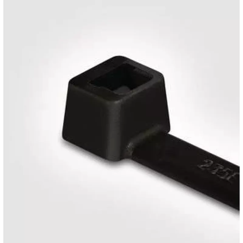 HellermannTyton T18I kabeļu saite 140x2,5mm melna (100 gab.) 111-02360