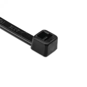 HellermannTyton T30R laikapstākļiem izturīgas melnas kabeļu saites, 150 x 3,6 mm, 100 gab. 112-03060