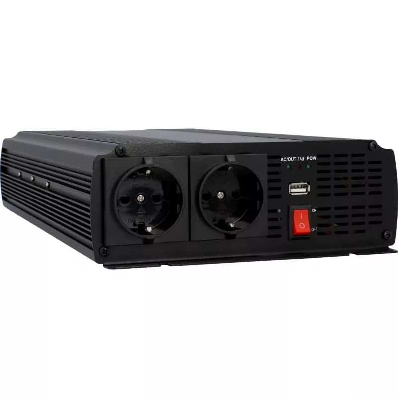 AEG 10058 sprieguma pārveidotājs 1500 W, 12 V DC uz 230 V AC ar tālvadības pulti