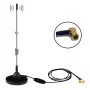 Midland Albrecht MAG31 DAB+ magnētiskā pamatnes antena ar pastiprinātāju, Band III, 3m kabelis, SMB savienotājs 62336