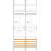 F-Tronic Z21B 2 lauku skaitītāju panelis, 1050 mm augstums, 2-3 HZ, saderīgs ar eHZ, 5 polu kopne, 63A 7141303