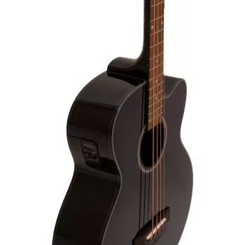 DIMAVERY AB-450 akustiskā basa ģitāra, melna 26224013