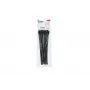 HellermannTyton SOFTFIX® atbrīvojamā kabeļu saite 260 x 7 mm, melna, 12 gab. iepakojumā 115-07270