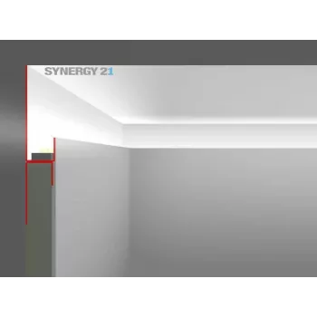 SYNERGY21 LED profils 200cm cinka loksne Type B40 S21-LED-PR00140