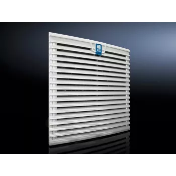 Rittal izplūdes filtrs SK 3237.1xx filtru ventilatoriem, G3, IP54, 204 x 204 mm, gaiši pelēks 3237208