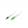 SYNERGY21 10m LC/APC uz SC vienmoda OS2 optiskās šķiedras komutācijas kabelis, 9/125µm, G.657.A2, dzeltens S215747