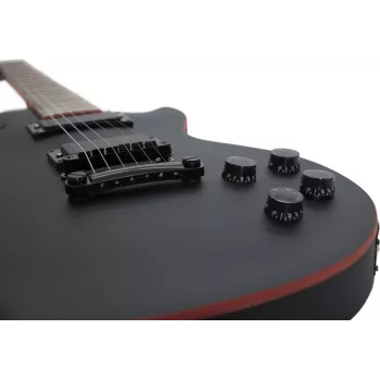 DIMAVERY LP-800 elektriskā ģitāra, matēti melna 26219400