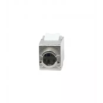 SYNERGY21 S216378V3 CAT8.1 RJ45 Keystone modulis, slim-line īsais, GHMT sertificēts, balts