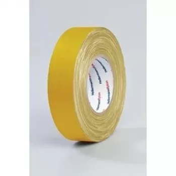 HellermannTyton HTAPE-TEX-19x10 daudzfunkcionālā auduma līmlente, dzeltena, 19 mm x 10 m 712-00202