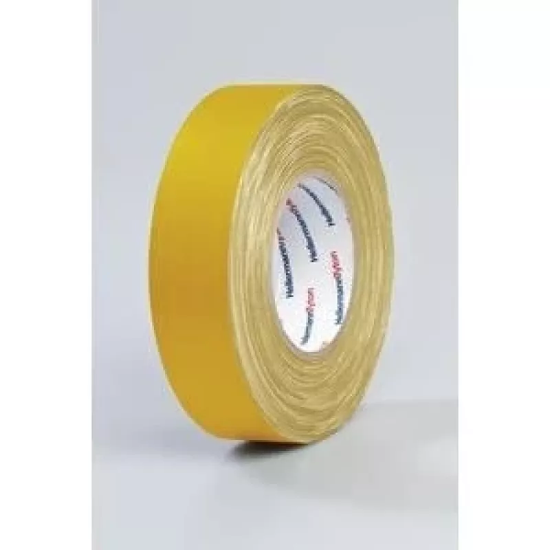 HellermannTyton HTAPE-TEX-19x10 daudzfunkcionālā auduma līmlente, dzeltena, 19 mm x 10 m 712-00202