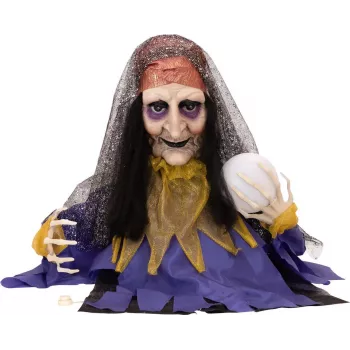 EUROPALMS Halloween animēta zīlnieces figūra, 50cm 83316113