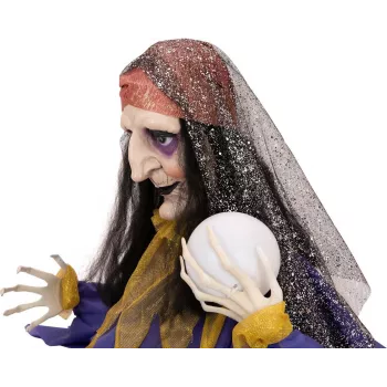 EUROPALMS Halloween animēta zīlnieces figūra, 50cm 83316113