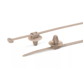 HellermannTyton 156-01091 PT2AP2SFT6.5-PEEK-BGE kabeļu saite 145 mm 3,4 mm bēša (1 gab.)