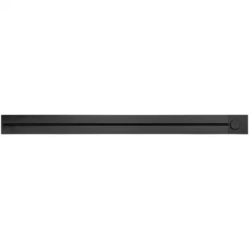 SYNERGY21 MODULRAIL kontaktligzdu sliede 1000 mm ar slēdzi, melna (S21-MR007)