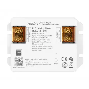 Miboxer PLCZ1 Zigbee 3.0 + 2.4G MiLight/Miboxer apgaismojuma galvenais kontrolieris
