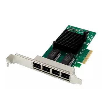 ALLNET PCIe 1G x4 četru portu servera adapteris - Copper RJ45 - Intel I350 (ALL0136v2-4-GB-TX/I350T4)