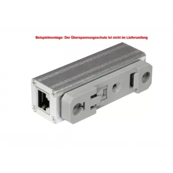 ALLNET Cat.6 Ethernet pārsprieguma aizsargs ar DIN sliedes stiprinājumu ALL95100 (ALL95100-DinRail-Clamp)