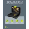 Goobay 77850 HSS metāla urbju komplekts, 15 gab., 1,5–10 mm, DIN 338, uzglabāšanas kārbā