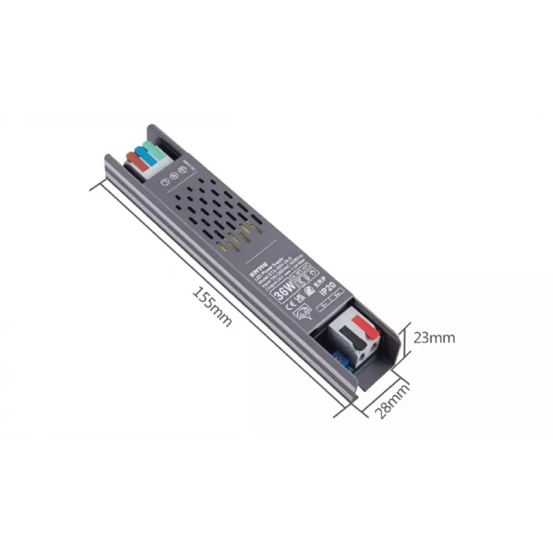 SYNERGY21 S21-LED-026123 24V 36W Slim Line LED barošanas bloks