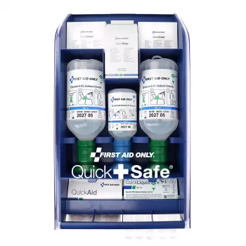 First Aid Only Quick+ Safe DIN EN 15154-4 zilā pirmās palīdzības aptieciņa (P-44027 00)
