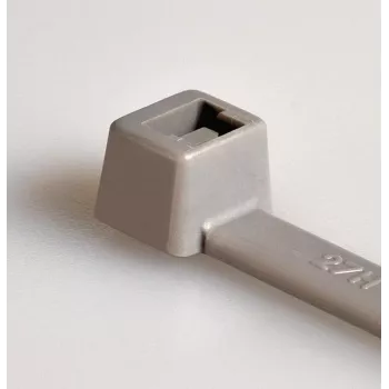 HellermannTyton T80R kabeļu saite, poliamīds 6.6, pelēka, 360 mm x 4.6 mm, 100 gabali (116-08018)
