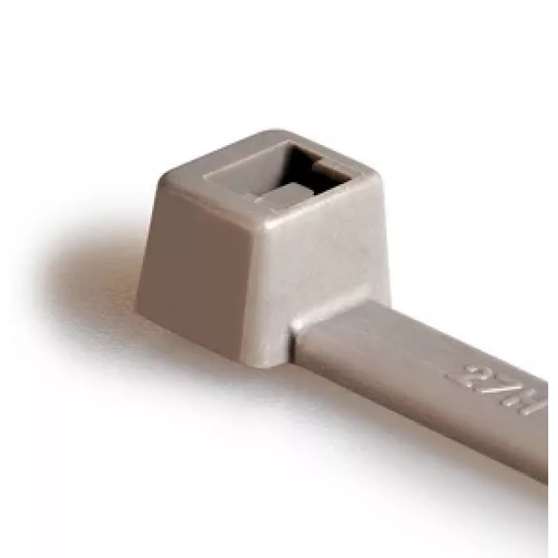 HellermannTyton T80R kabeļu saite, poliamīds 6.6, pelēka, 360 mm x 4.6 mm, 100 gabali (116-08018)