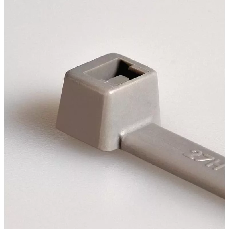 HellermannTyton T80R kabeļu saite, poliamīds 6.6, pelēka, 360 mm x 4.6 mm, 100 gabali (116-08018)