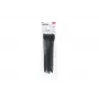 HellermannTyton SOFTFIX® atkārtoti aizverams saišķu savilcējs 260 mm x 11 mm, melns, 8 gab. 115-11270