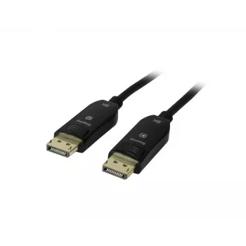 SYNERGY21 DisplayPort 2.0 aktīvais optiskais kabelis, ST/ST, 30m, 8K UHD 7680x4320@60Hz, melns S215925