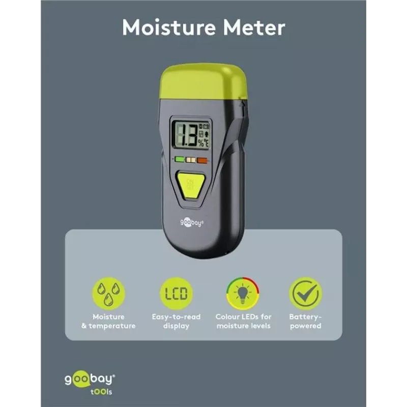 Goobay Tools mitruma mērītājs 77832