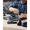GOOBAY TOOLS 77840 precīzo skrūvgriežu komplekts ar 35 uzgaļiem, S2 tērauds, alumīnija rokturis, elektronikai