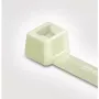HellermannTyton T18L-HS-NA-C1 karstumizturīga poliamīda kabeļu saite, dabīgā, 200mm x 2.5mm, 100 gab.