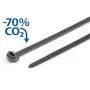 HellermannTyton S50ROS-PP-BK kabeļu saite 200mm x 4,9mm melna PP ķīmiski izturīga (1000 gab.) 118-00270